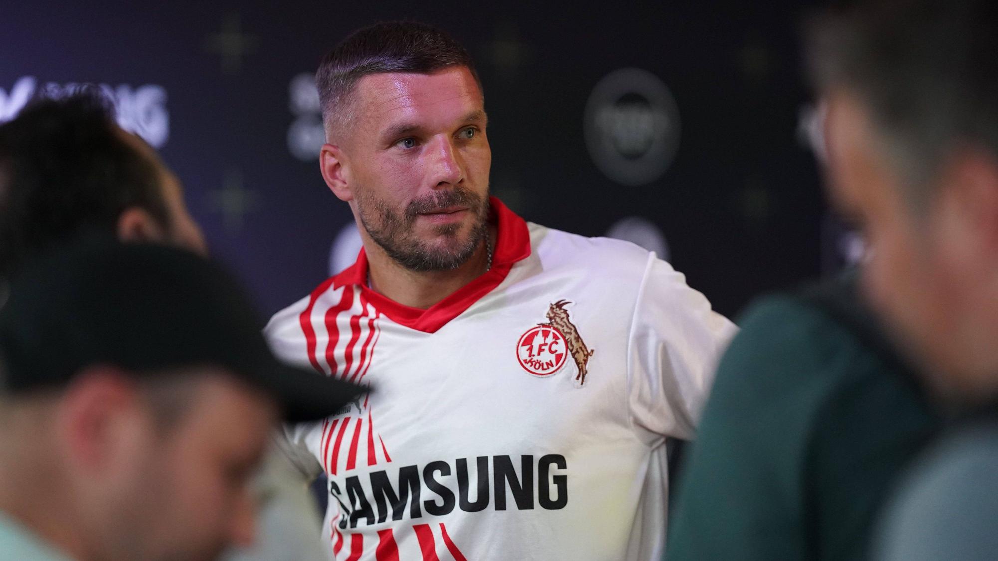Lukas Podolski im Trikot des 1. FC Köln.