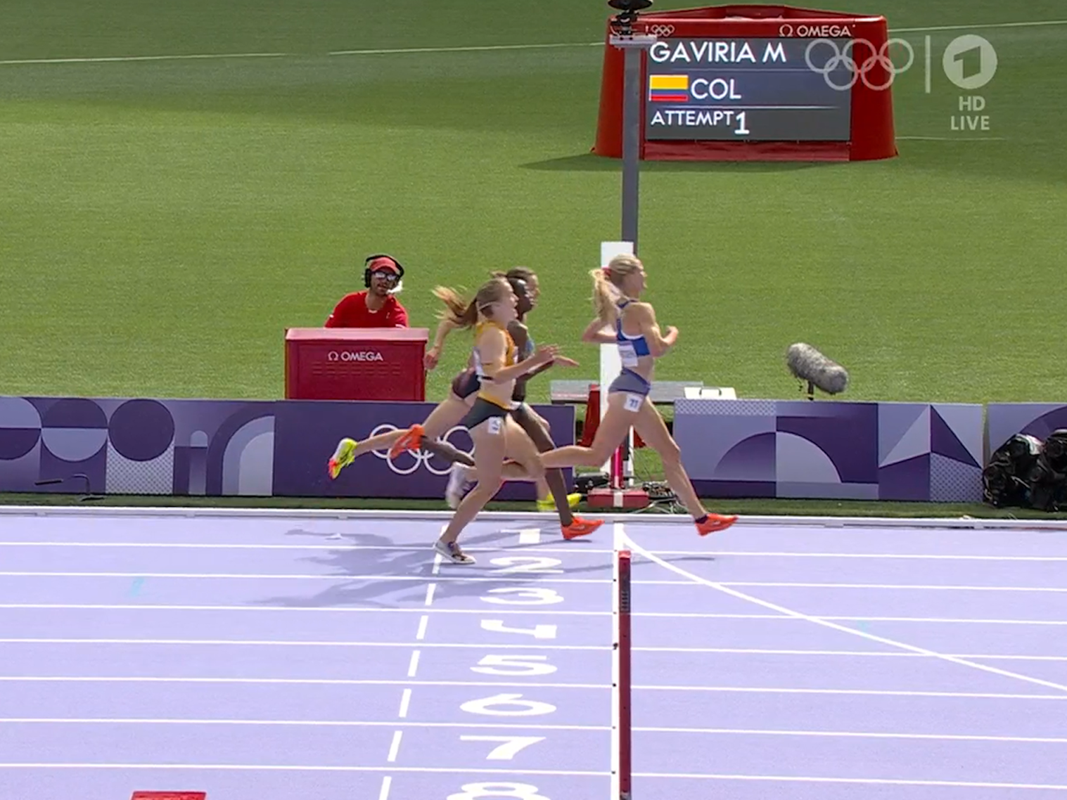 Olivia Gürth jubelte bei ihrem Olympia-Vorlauf zu früh.