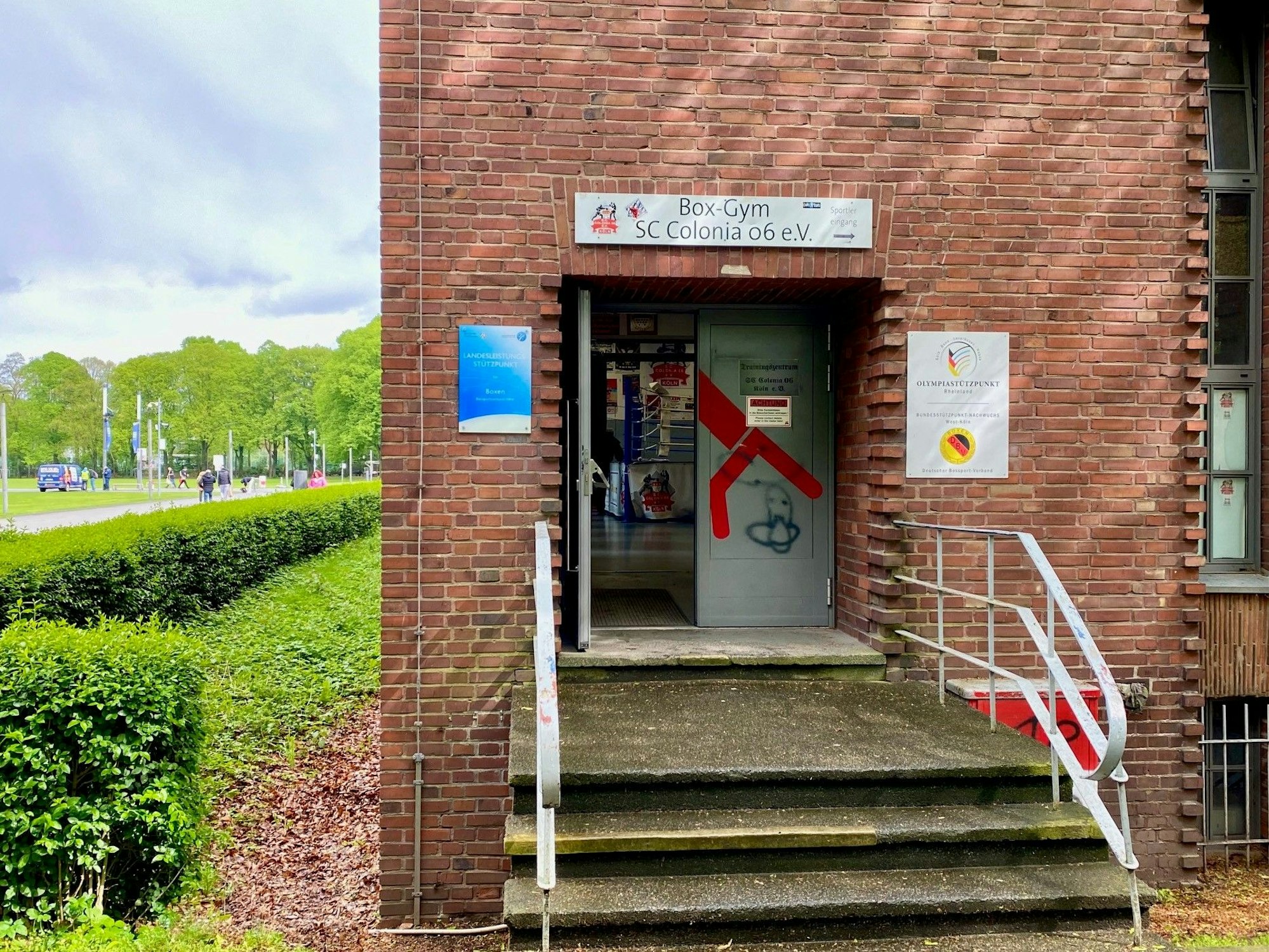Eingang zum Boxclub Colonia 06.