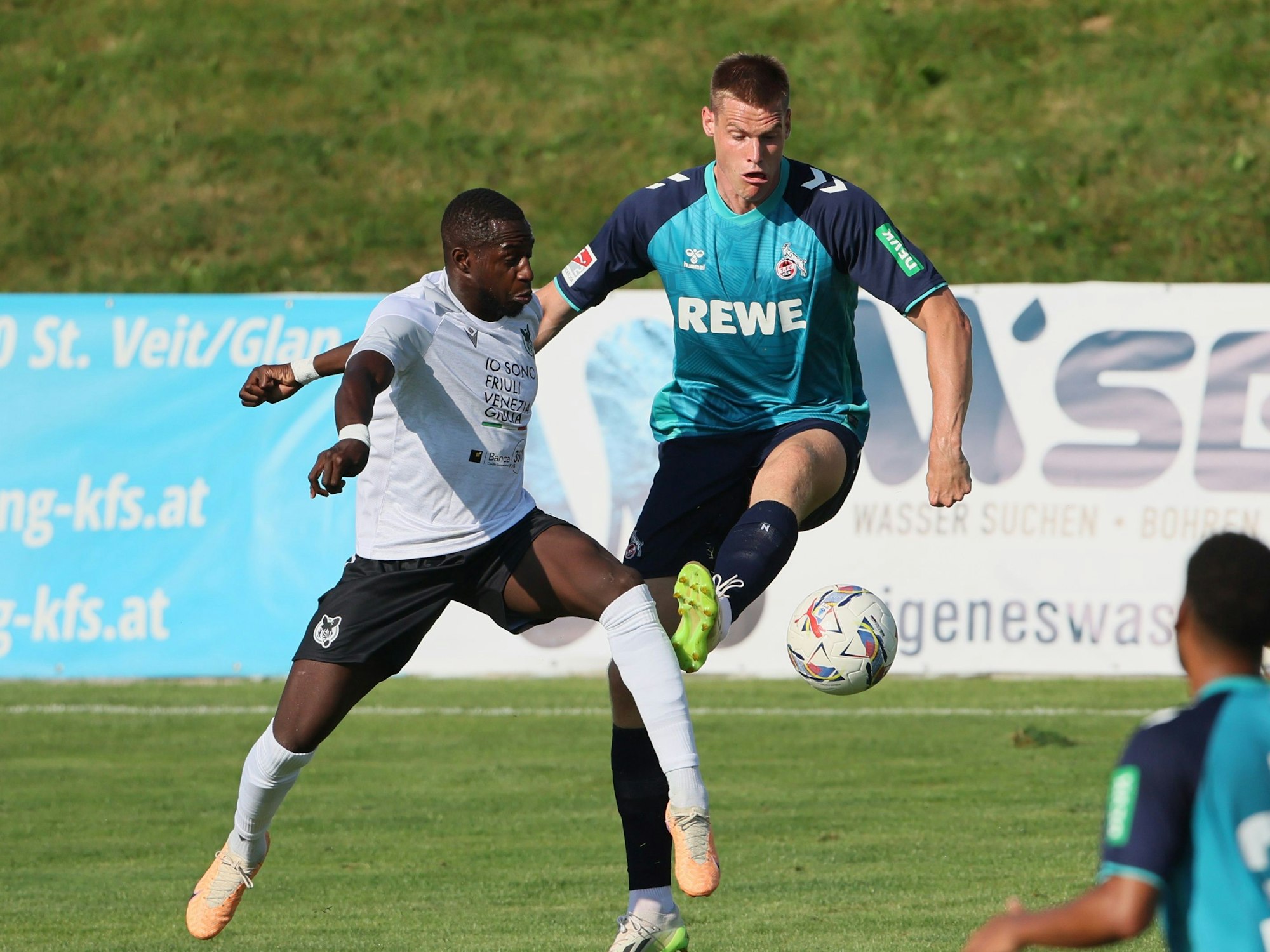 Steffen Tigges im Test gegen Udinese Calcio.