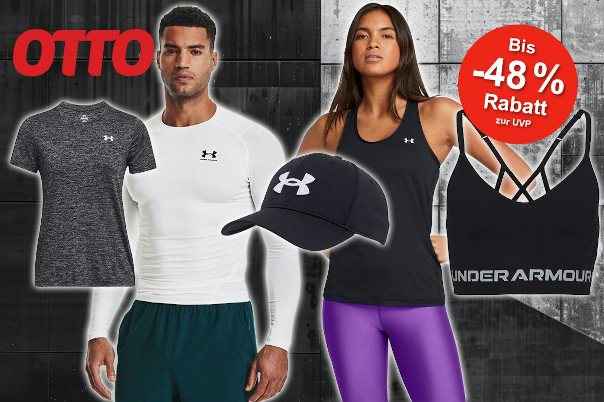 Under Amour Sale bei OTTO: Jetzt bis zu 48% auf Sportbekleidung von Under Amour sparen