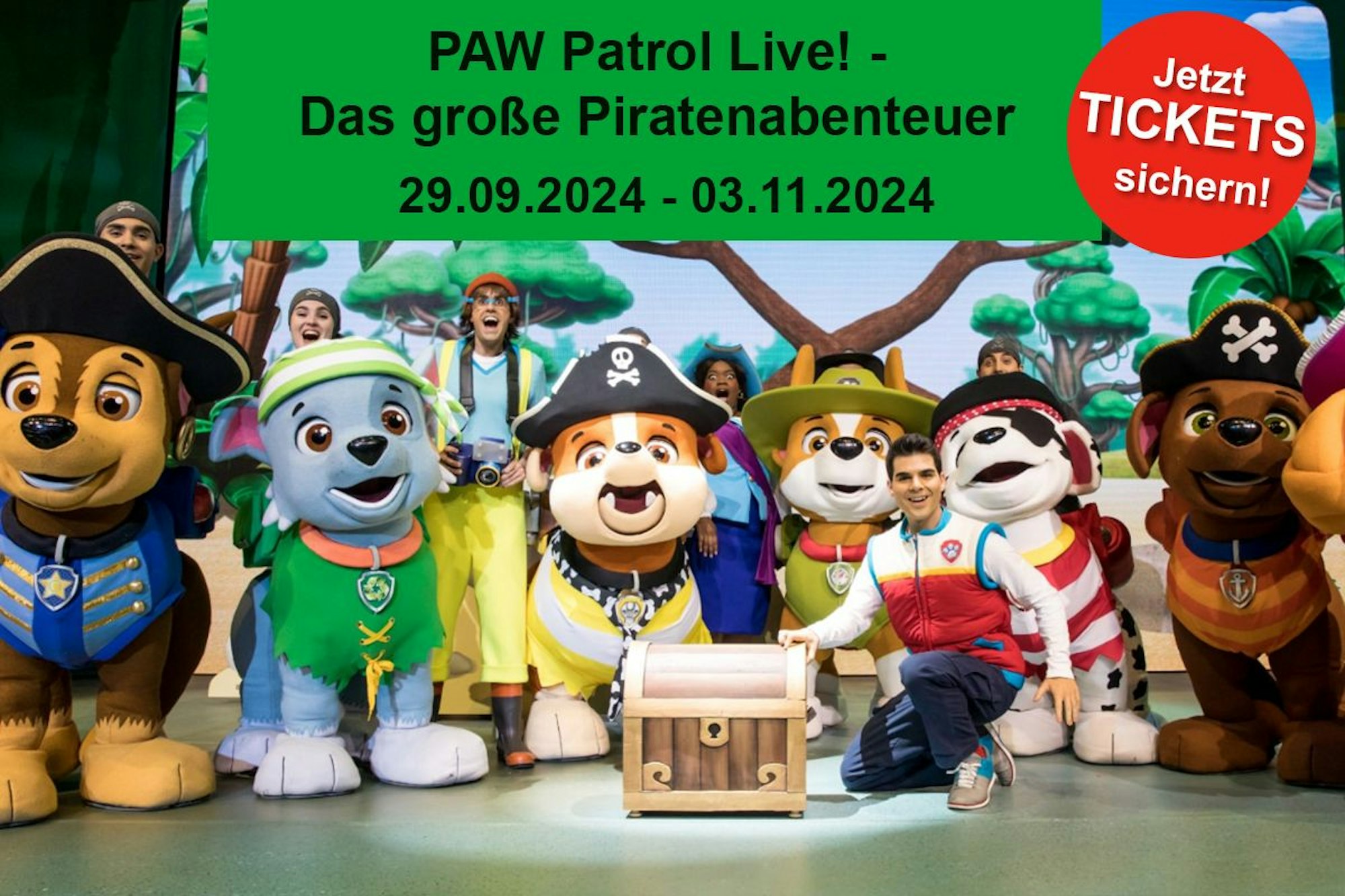 Ein Bild der PAW Patrol Live Show