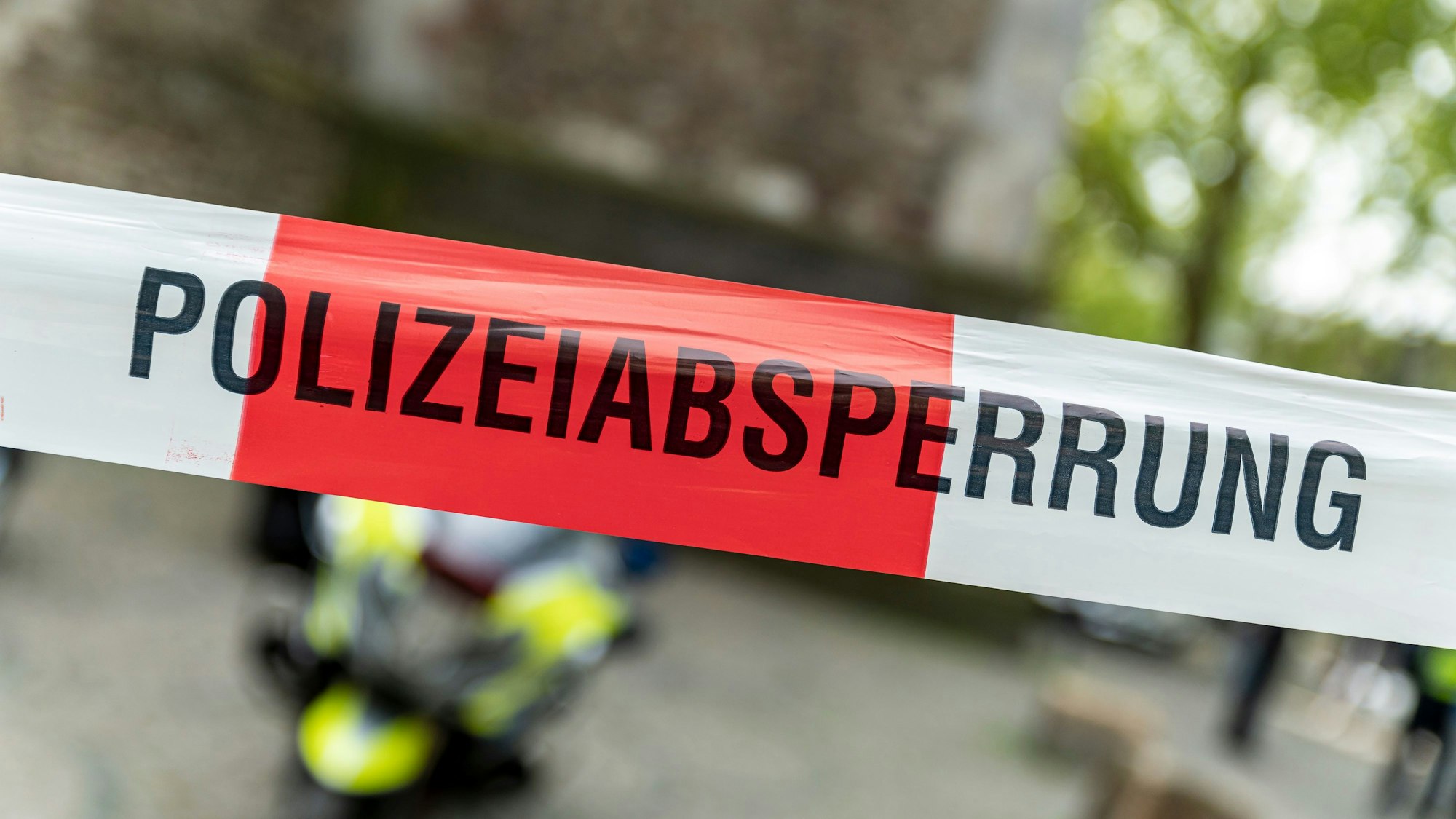 Absperrband der Kölner Polizei