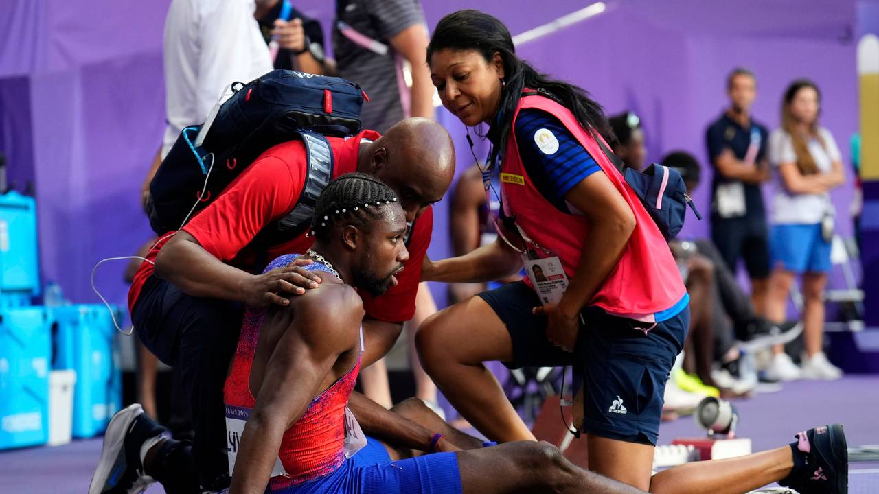Leichathlete Noah Lyles muss medizinisch behandelt werden.
