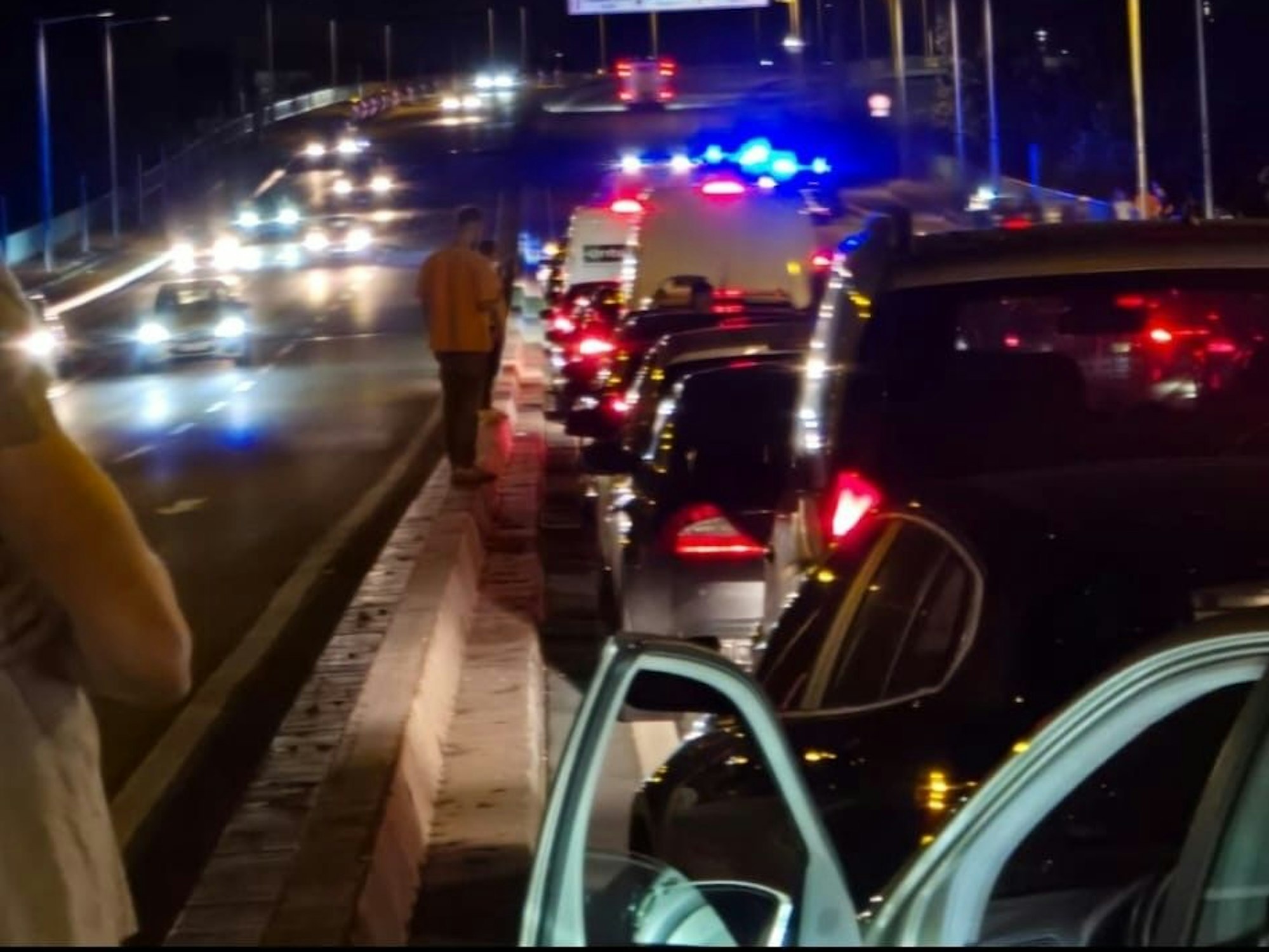 Unfall auf der Zoobrücke