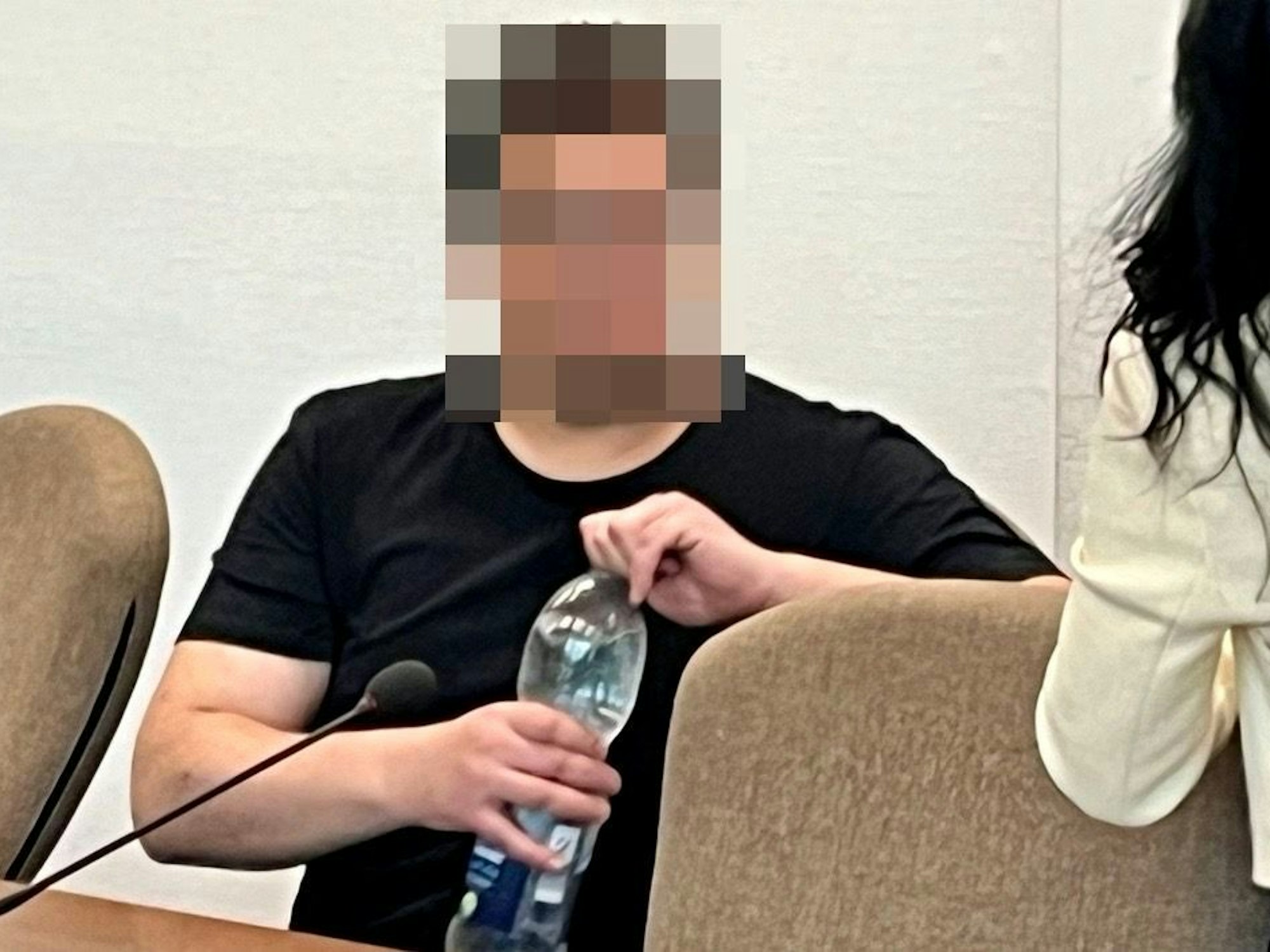 Ein Angeklagter im Kölner Landgericht