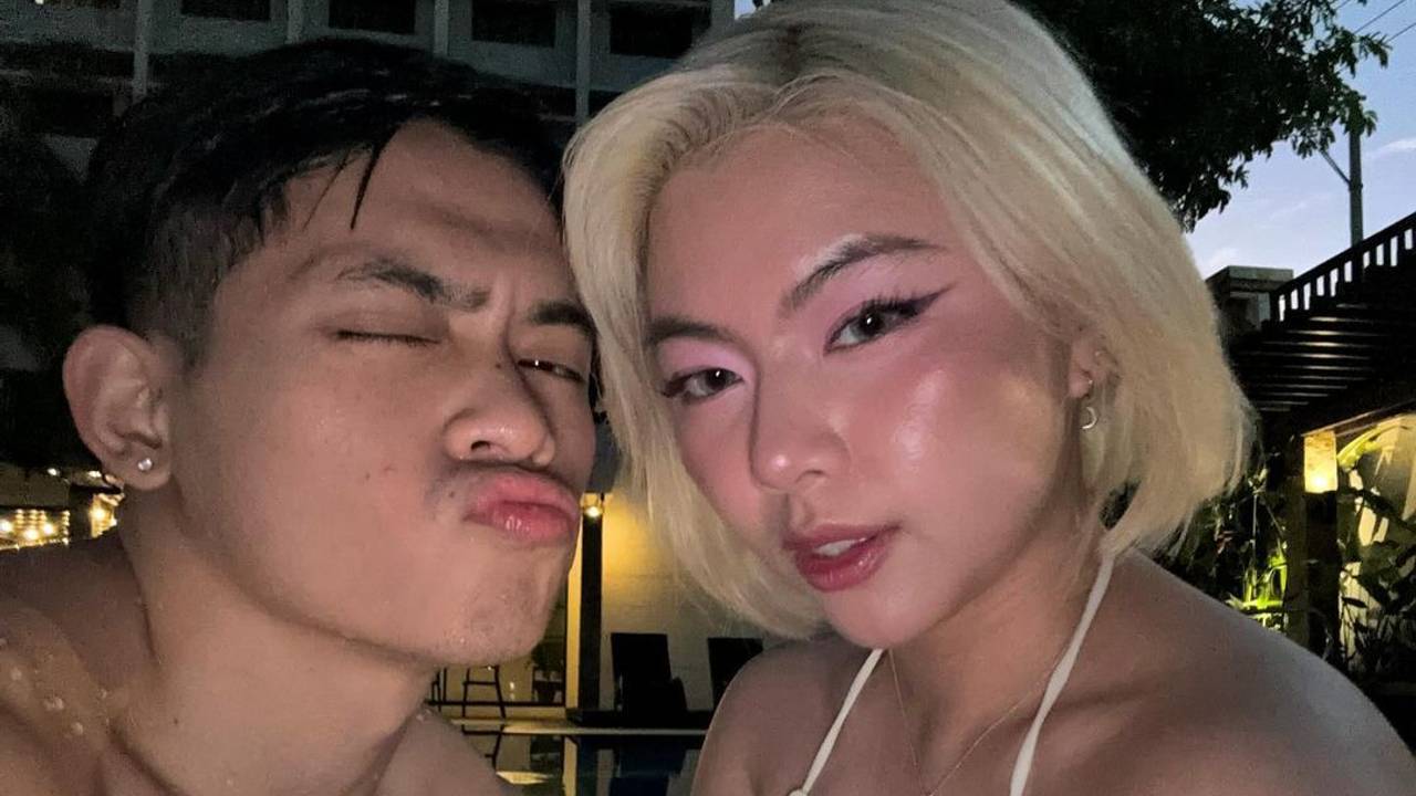 Instagram-Post von philippinischen Turner Carlos Edriel Yulo gemeinsam mit seiner Freundin Chloe Anjeleigh San Jose.