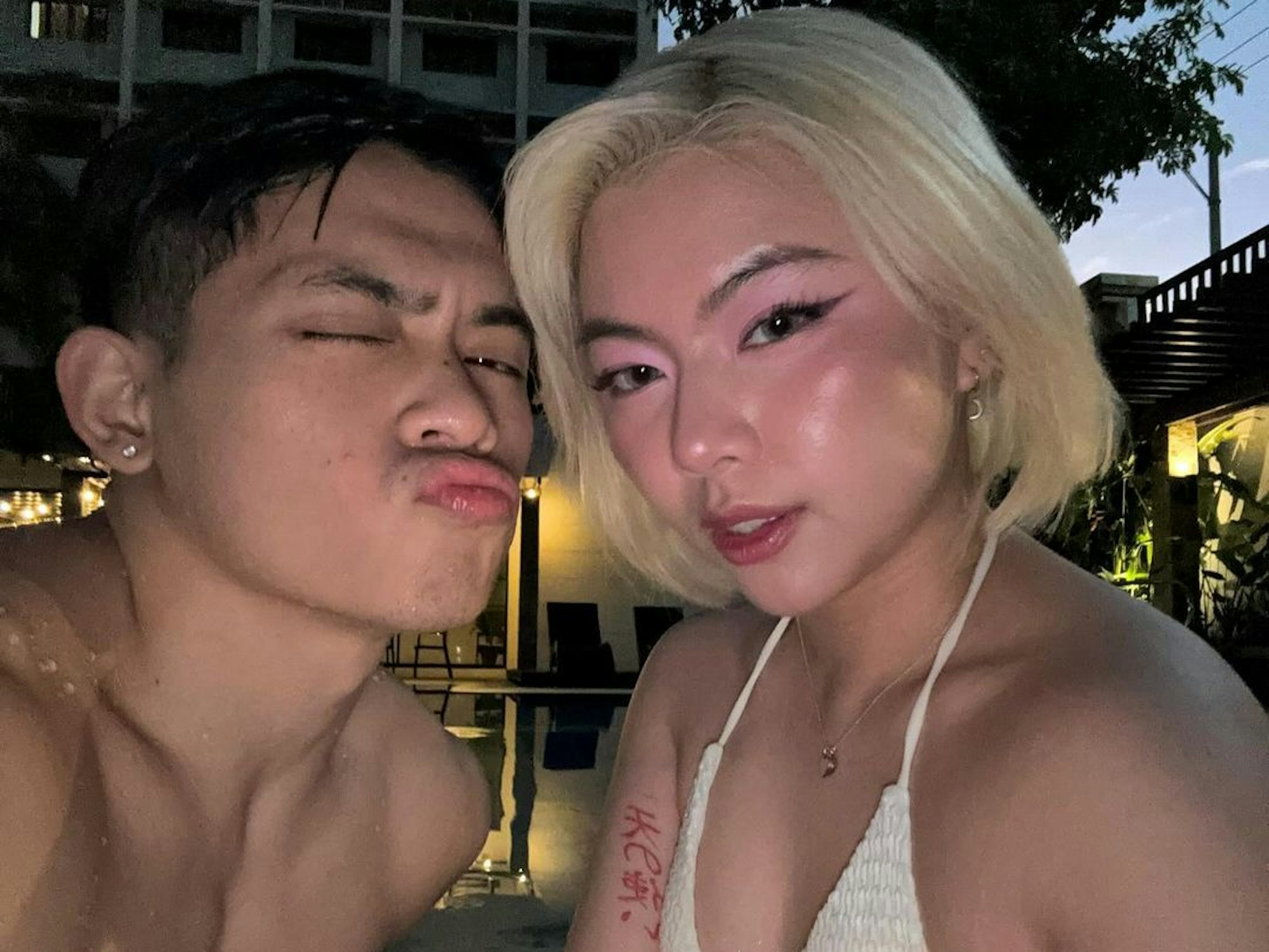 Instagram-Post von philippinischen Turner Carlos Edriel Yulo gemeinsam mit seiner Freundin Chloe Anjeleigh San Jose.