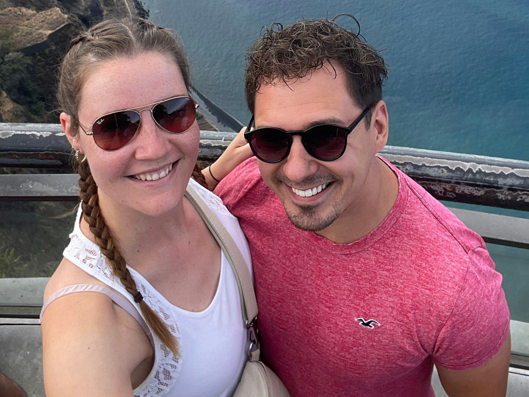 Nico Reinhardt und Laura Saxler aus Köln im Urlaub auf Madeira
