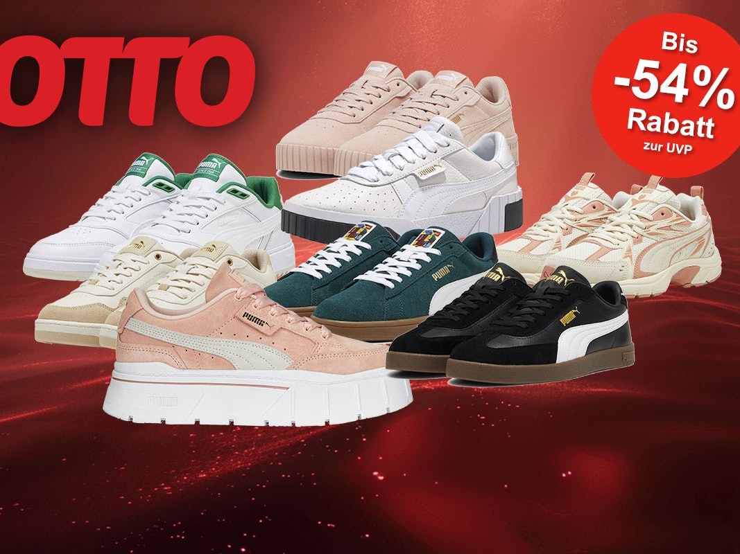 Mega PUMA Sneaker Sale bei OTTO: Spare bis zu 54% auf angesagte und sommerliche Sneaker von PUMA