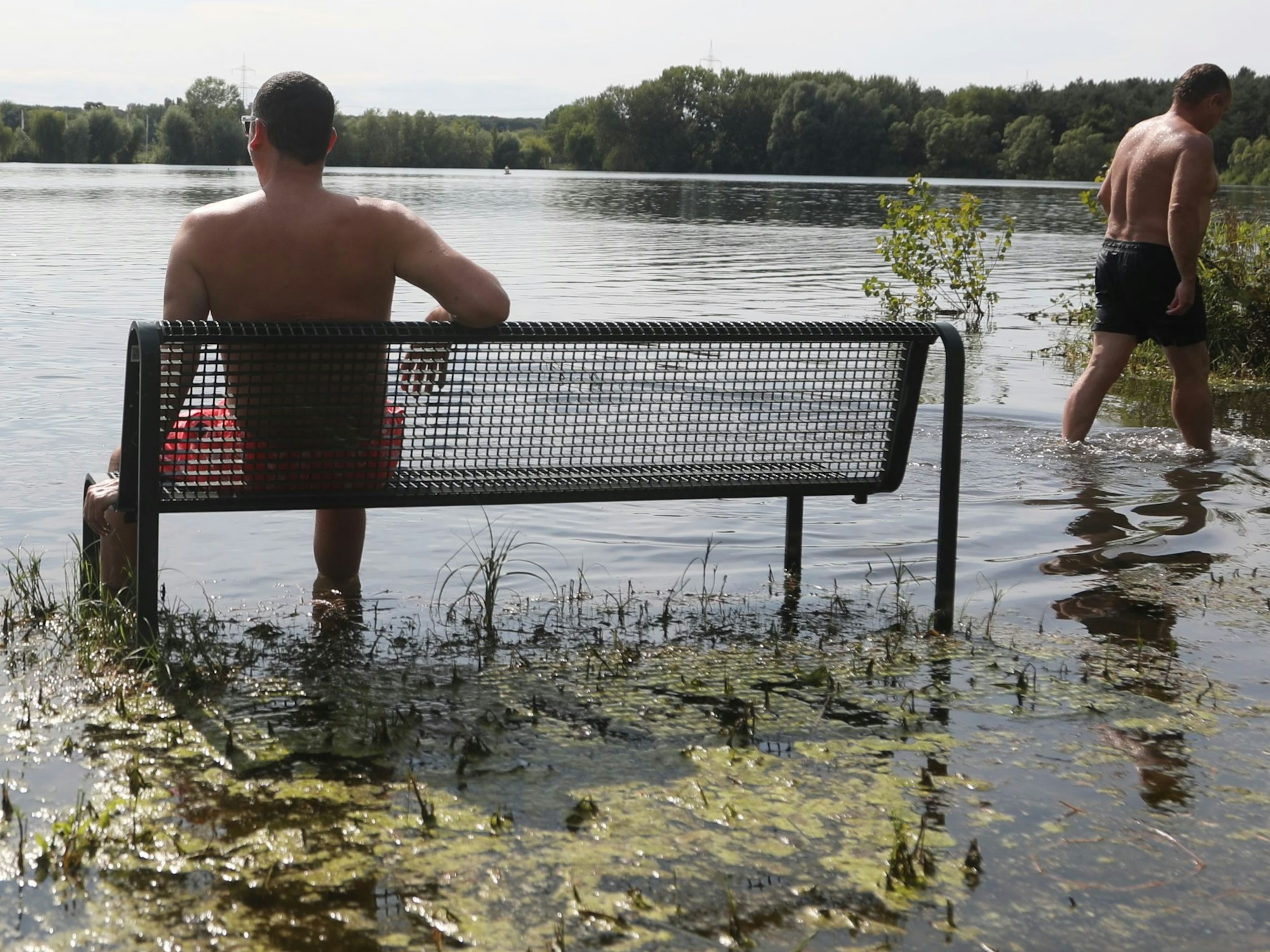 Hochwasser am Fühlinger See