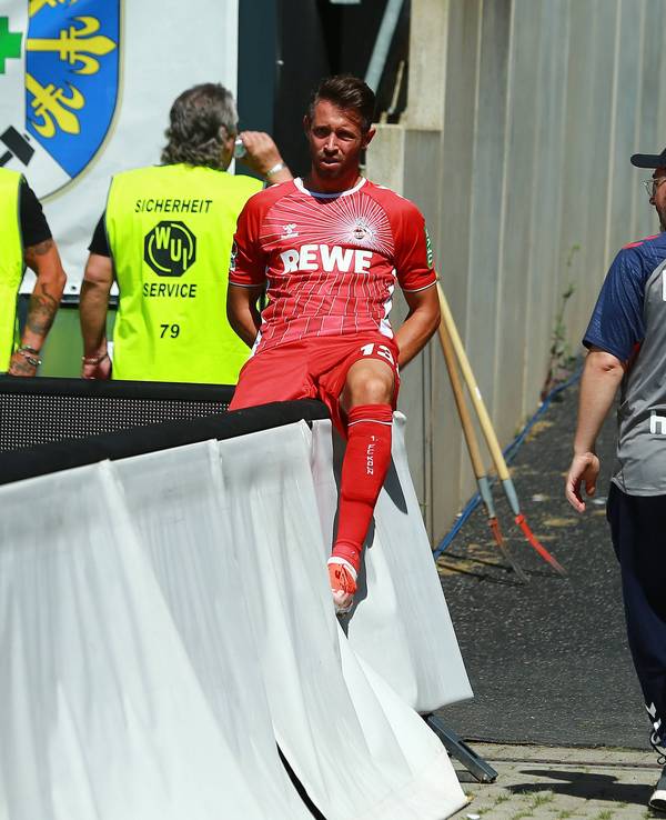 Verletzung von Mark Uth, 1. FC Köln.