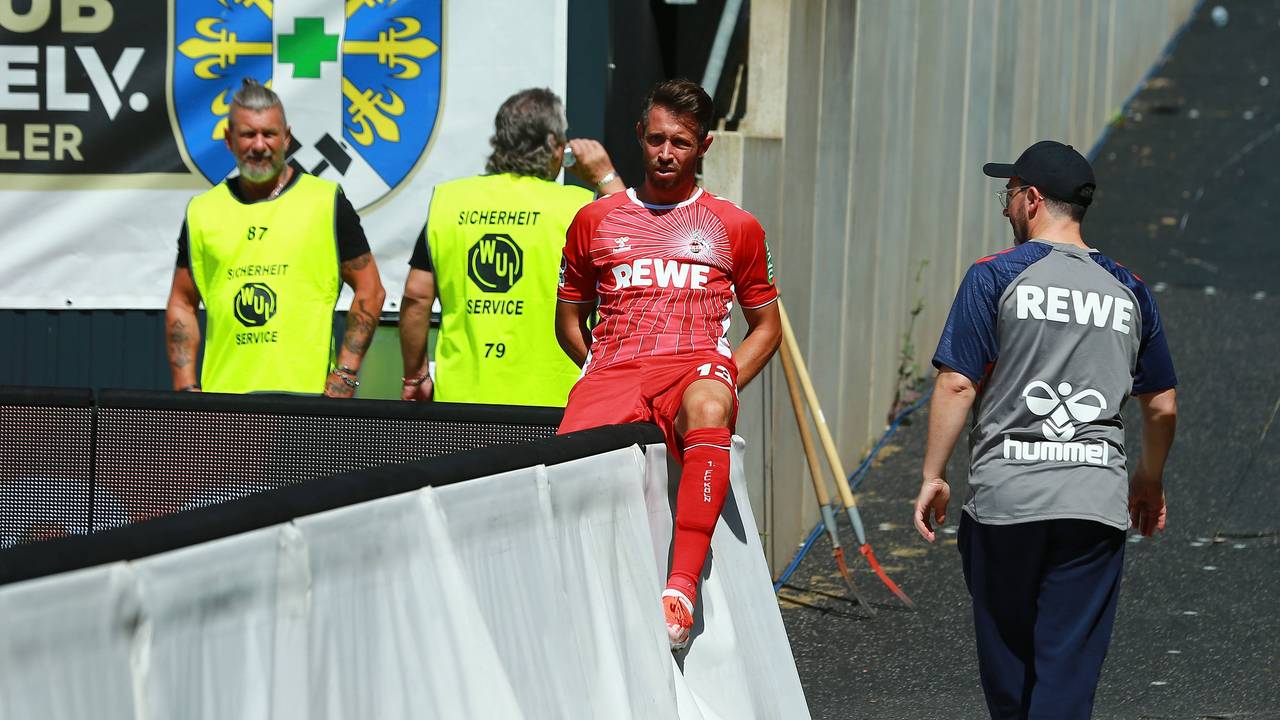 Verletzung von Mark Uth, 1. FC Köln.