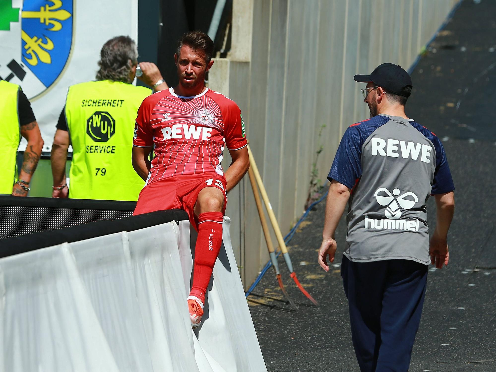 Verletzung von Mark Uth, 1. FC Köln.