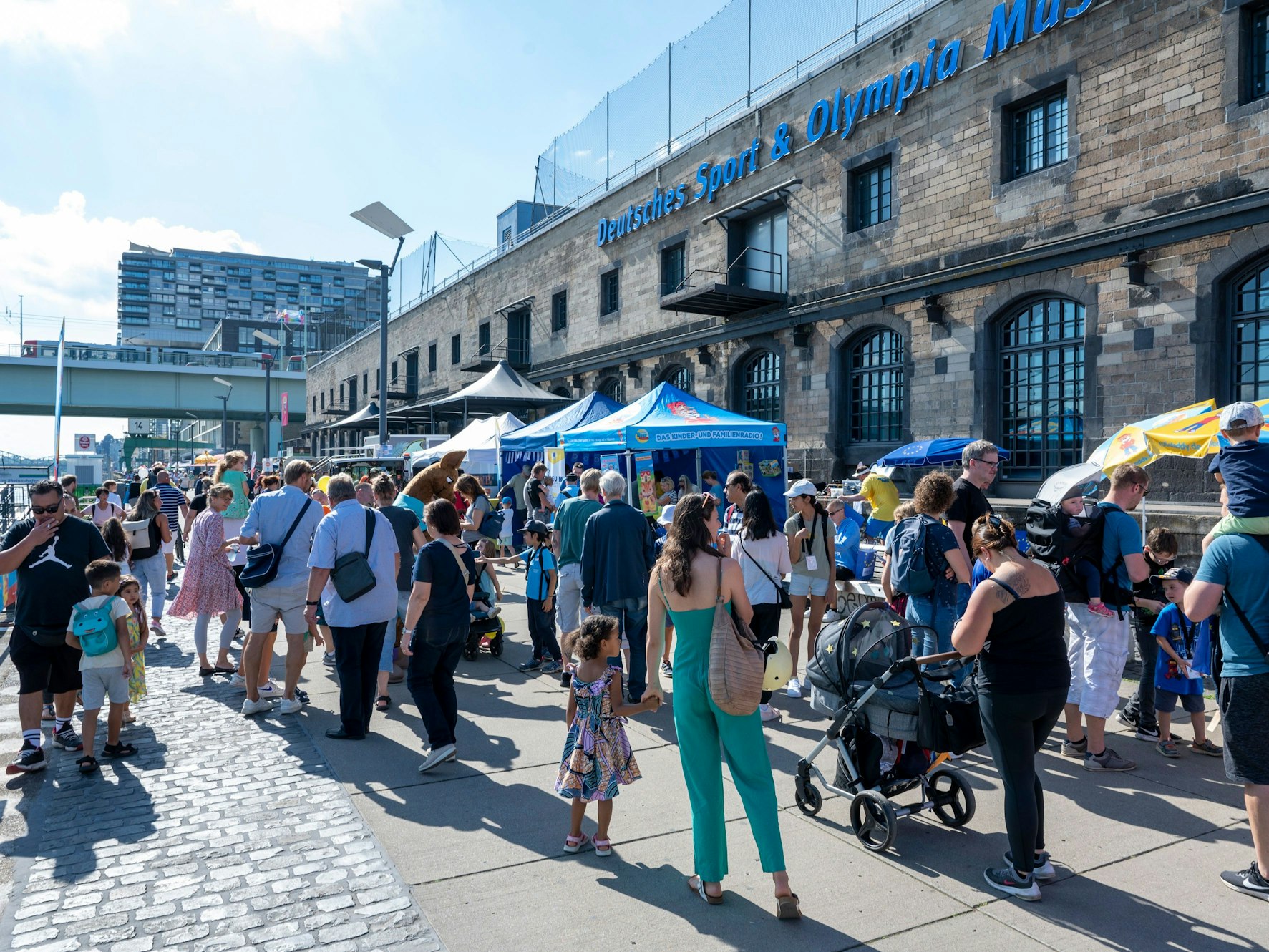 Der Weltkindertag wurde im Rheinauhafen gefeiert.