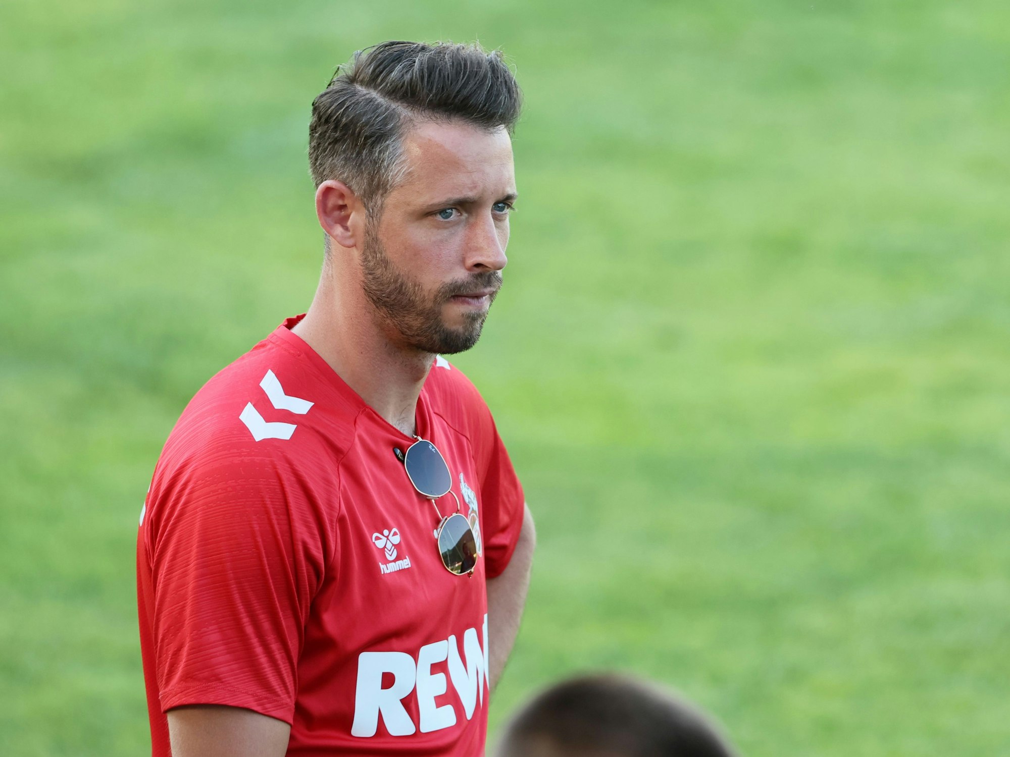 1. FC Köln, Trainingslager in Bad Waltersdorf (Österreich), Testspiel gegen Udinese Calcio in St. Veit an der Glan mit Mark Uth (1. FC Köln).