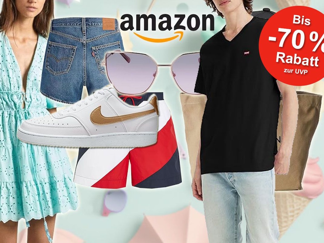 Sommerkleider, Jeans, Shirts, Sneaker und mehr von Marken wie Nike, Levi's Liebeskind, Tommy Hilfiger und Co.