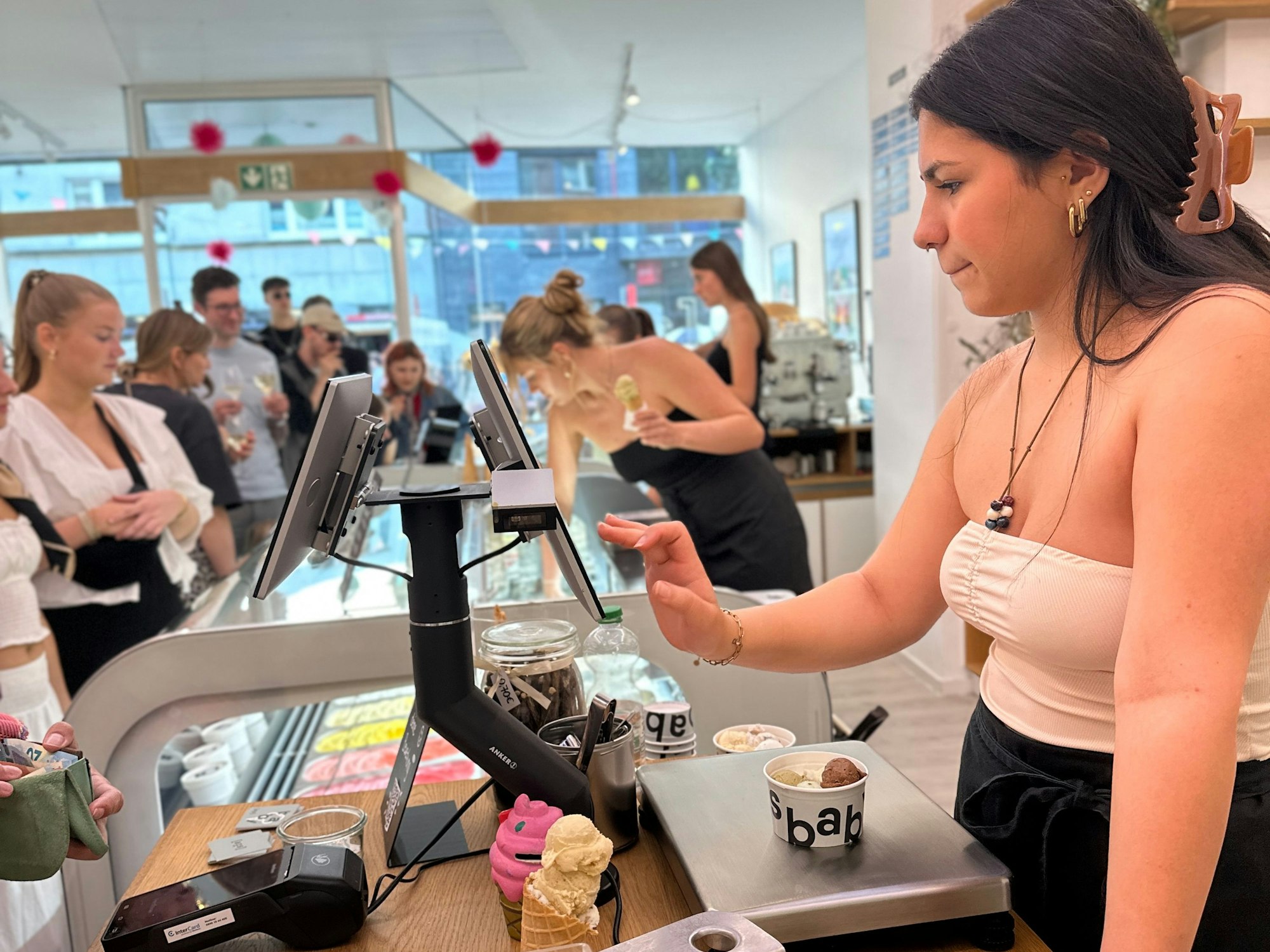 Das Ladenlokal von Eis in der Südstadt.