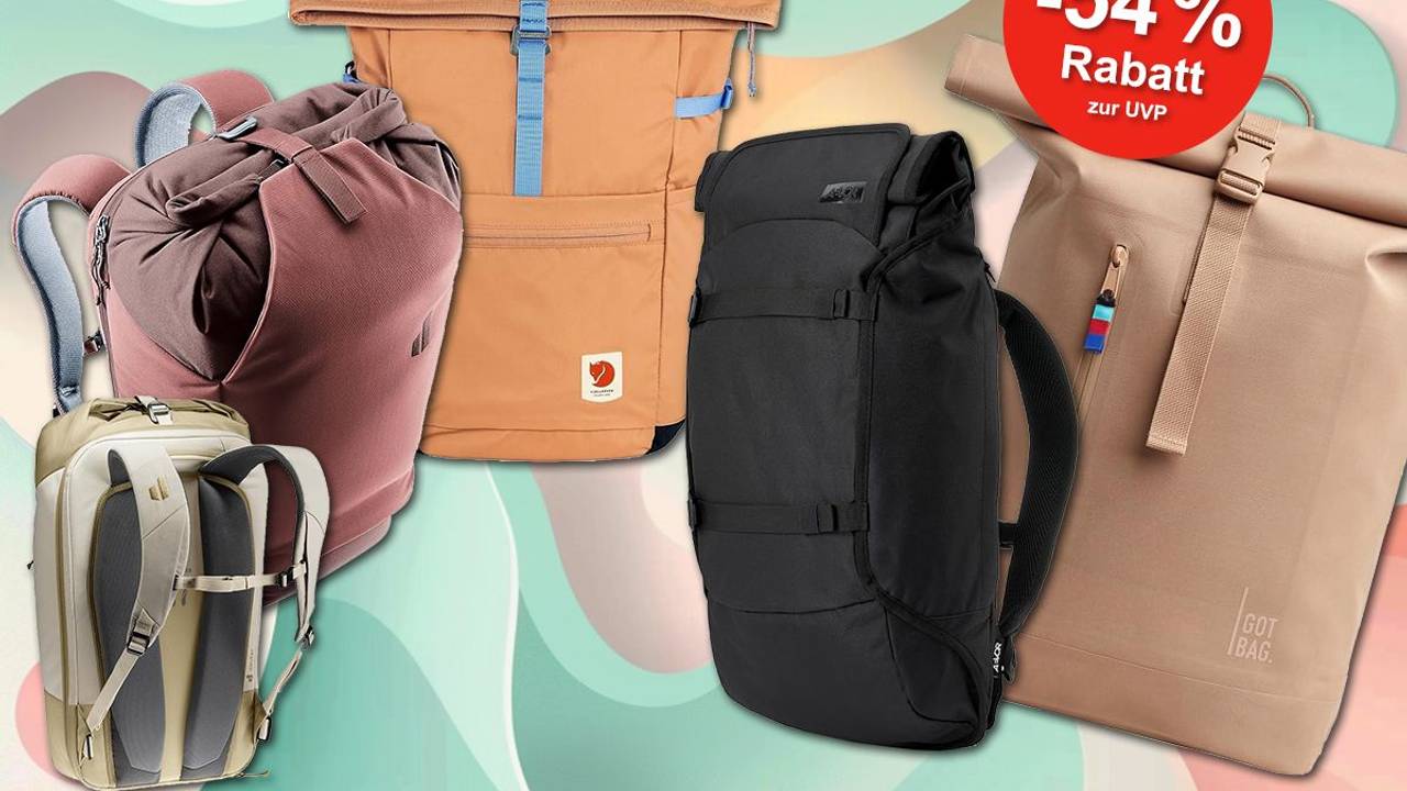 Rucksack Sale bei Amazon: Spare jetzt bis zu 54% auf angesagte Marken