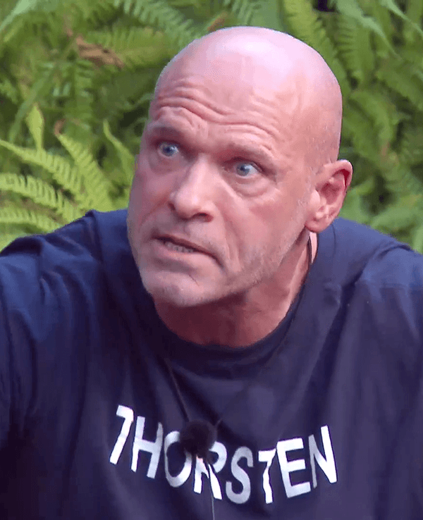 Thorsten Legat ist im Dschungelcamp der Legenden von einem Mitcamper genervt.