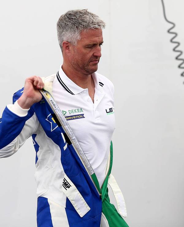 Ralf Schumacher schlüpft am 16. August 2024 noch einmal in den Rennanzug, geht gemeinsam mit Sohn David auf die Rennstrecke.