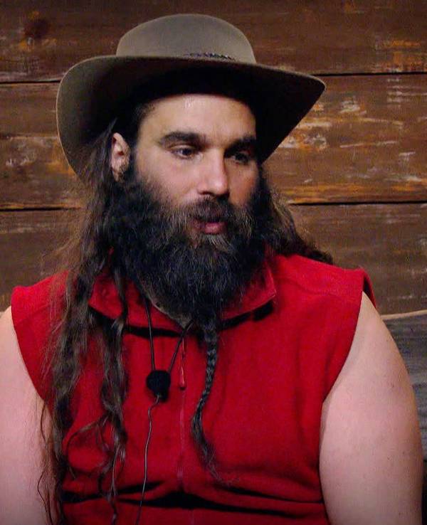 David Ortega an Tag zwei bei „Ich bin ein Star - Showdown der Dschungel-Legenden“: Mittlerweile ist sein Bart (wieder) ab.