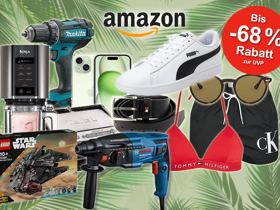 Produkte im Bereich Mode, Haushalt, Küche, Spielzeug, Technik und viele mehr von Marken wie Puma, Tommy Hilfiger, Tefal, Lego, Calvin Klein, Apple, Ninja im Amazon August Sale!
