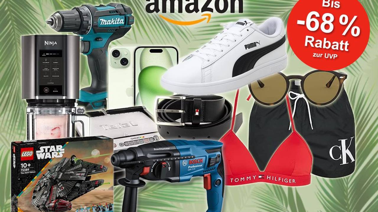 Produkte im Bereich Mode, Haushalt, Küche, Spielzeug, Technik und viele mehr von Marken wie Puma, Tommy Hilfiger, Tefal, Lego, Calvin Klein, Apple, Ninja im Amazon August Sale!