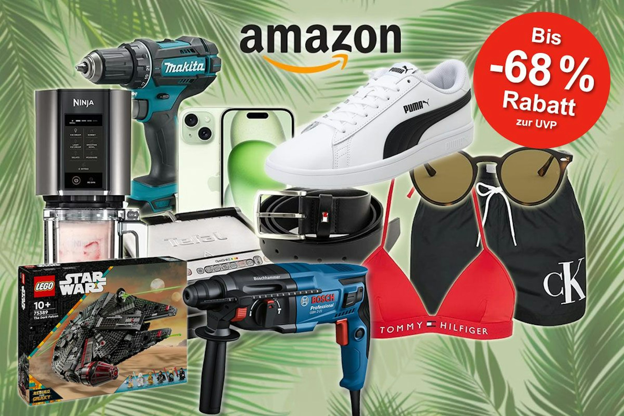 Produkte im Bereich Mode, Haushalt, Küche, Spielzeug, Technik und viele mehr von Marken wie Puma, Tommy Hilfiger, Tefal, Lego, Calvin Klein, Apple, Ninja im Amazon August Sale!
