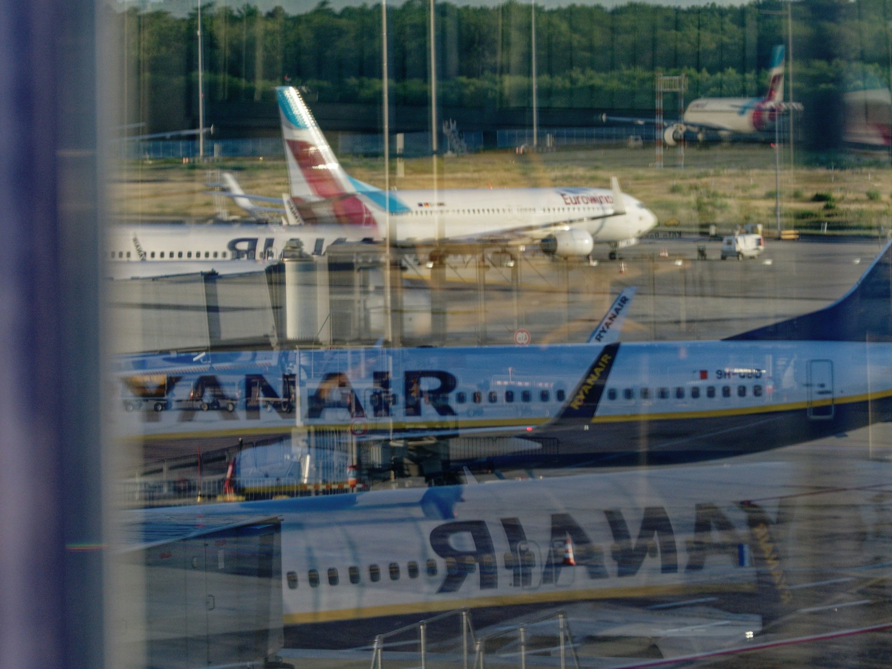Das Rollfeld am Flughafen Köln/Bonn.