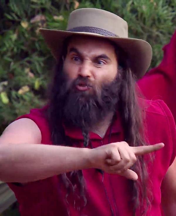Das Foto stammt von Tag 2 des Sommer-Dschungelcamp und zeigt David Ortega wütend.