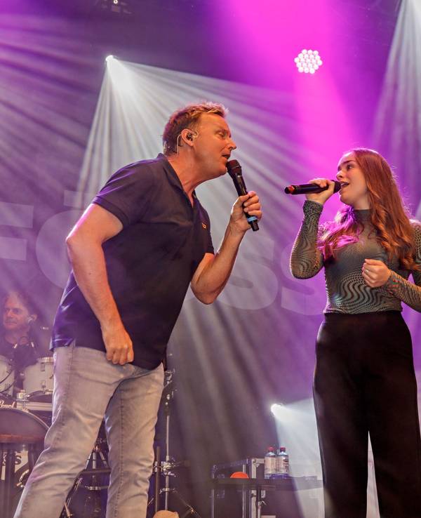 Mirko Bäumer mit Tochter Luisa.