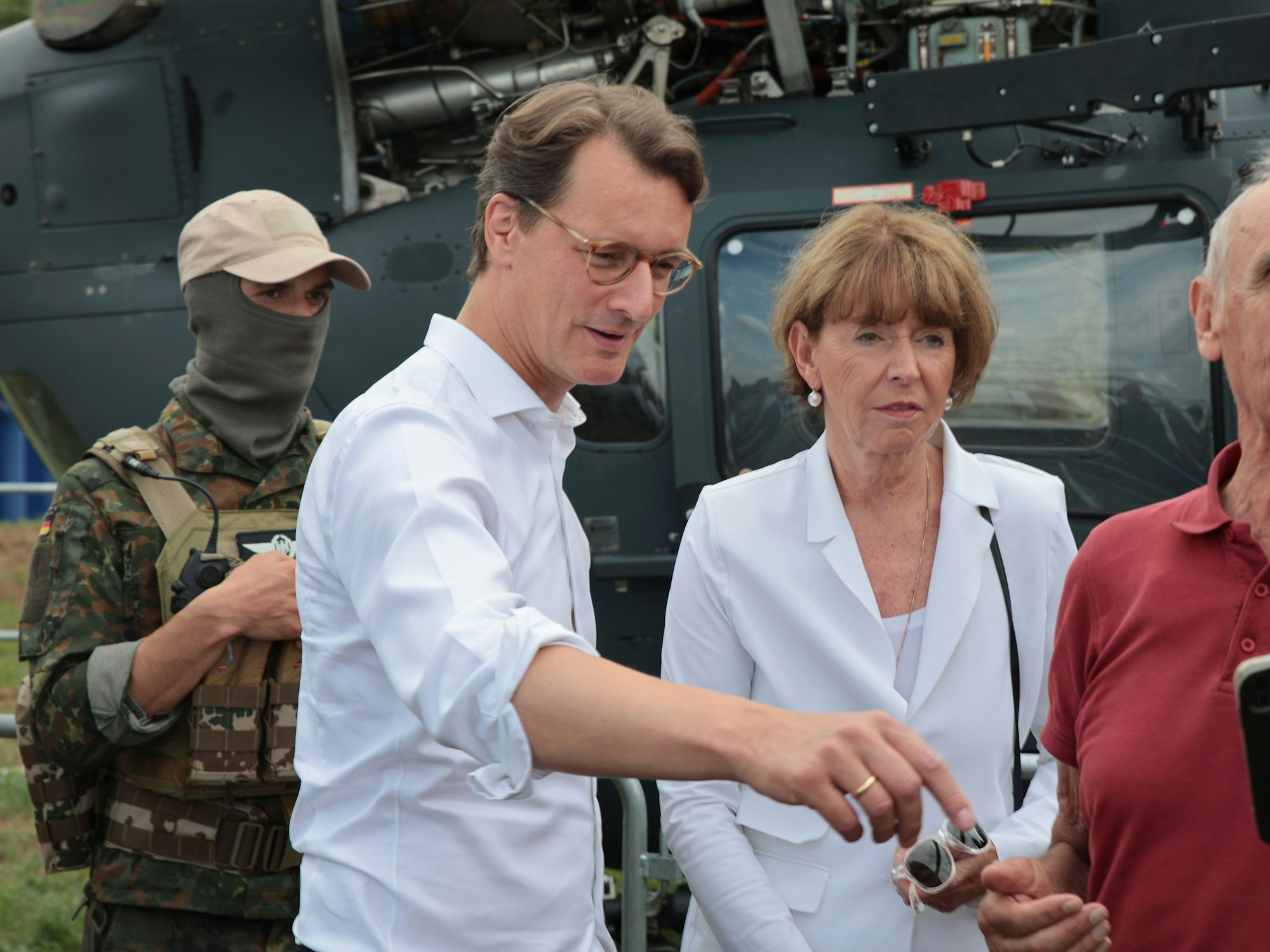 Hendrik Wüst mit Kölns Oberbürgermeisterin Henriette Reker.