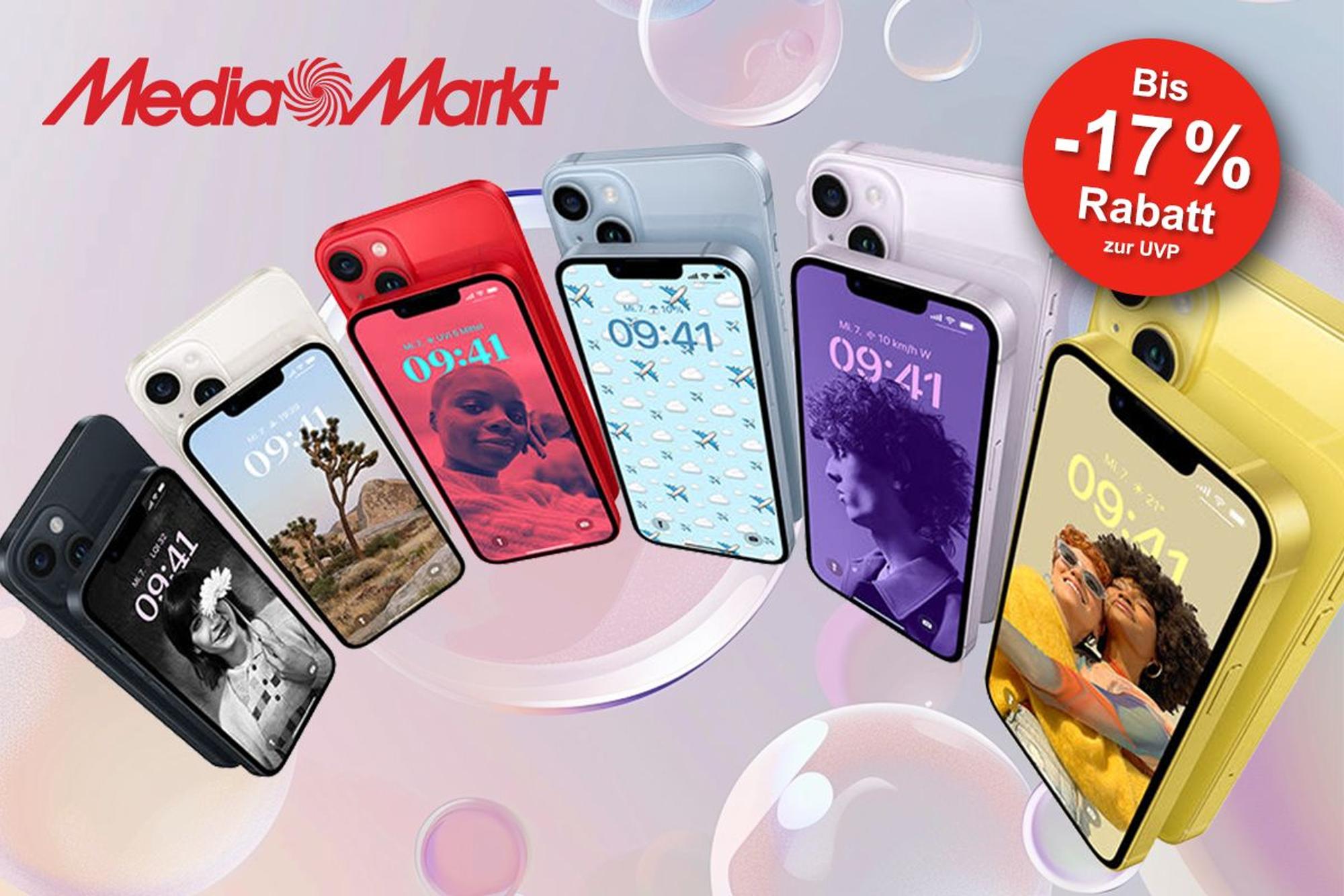 iPhone 14 Sale bei MediaMarkt: Jetzt 12% sparen und von der Sofort-Lieferung durch Uber profitieren