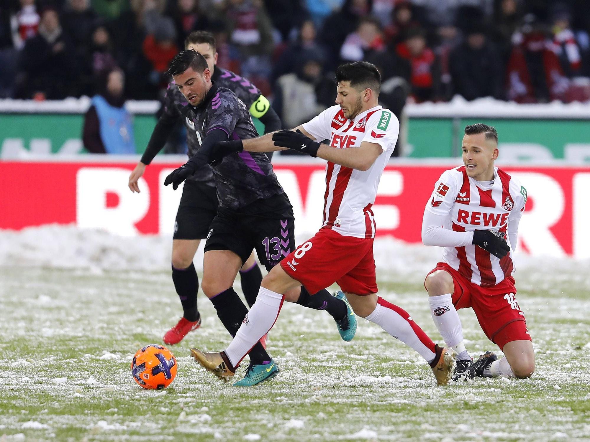 Marco Terrazzino im Zweikampf mit Milos Jojic.