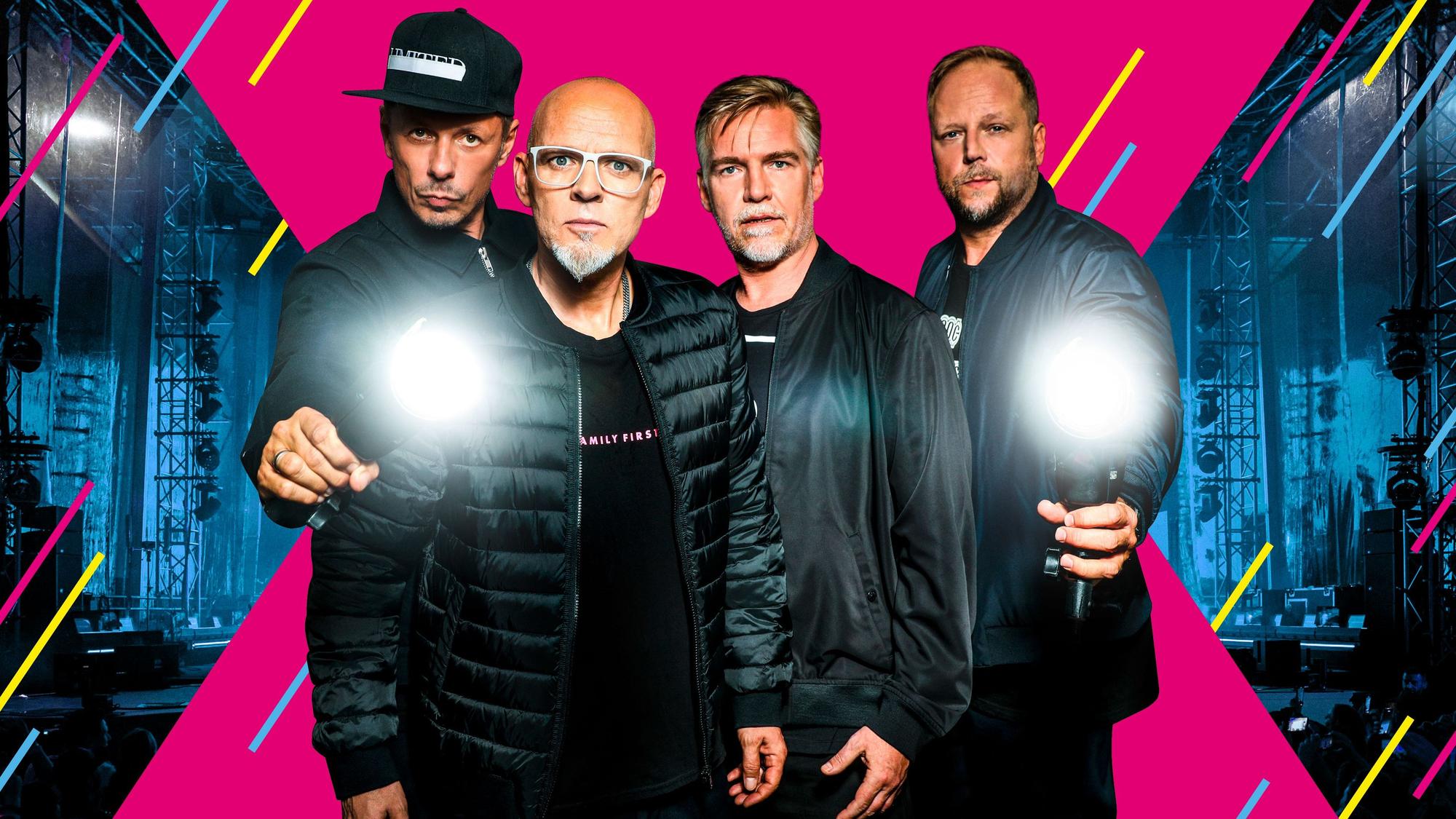 Bandfoto der Gruppe Die Fantastischen Vier.