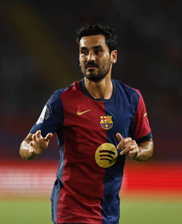 Ilkay Gündogan beim Freundschaftsspiel gegen die AS Monaco am 12. August 2024.