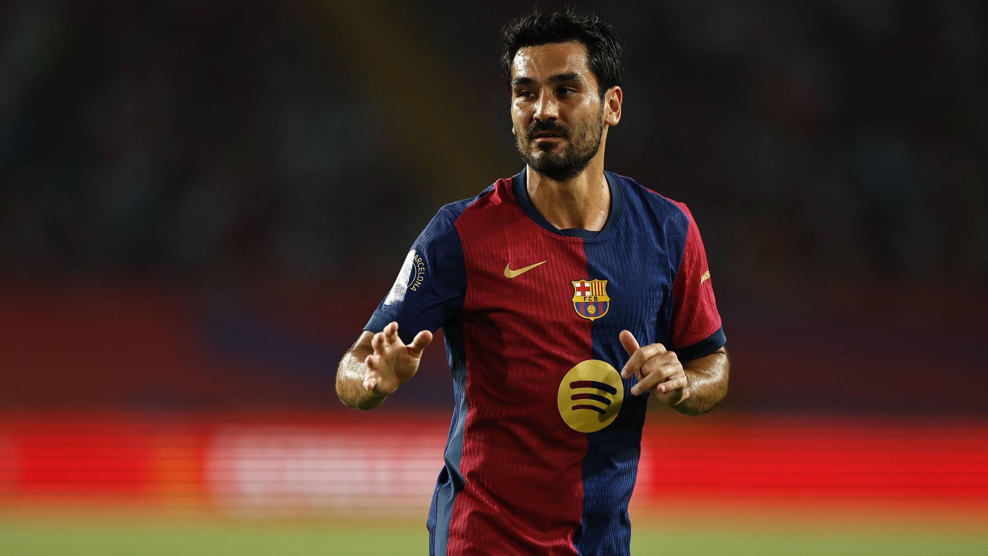 Ilkay Gündogan beim Freundschaftsspiel gegen die AS Monaco am 12. August 2024.