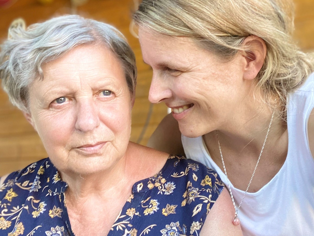 Peggy Elfmann mit Mutter