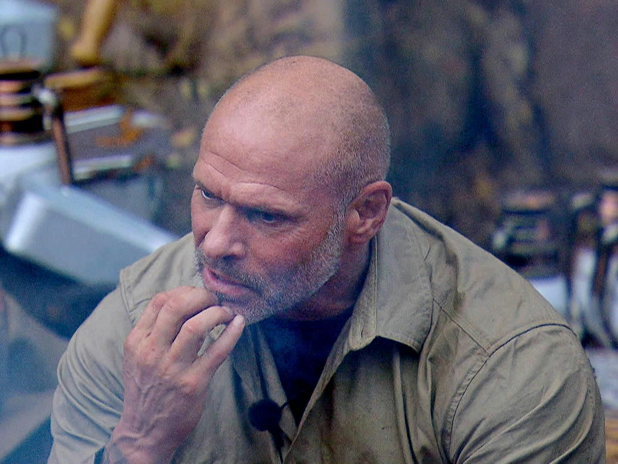 Thorsten Legat an Tag 7 des Dschungelcamp.