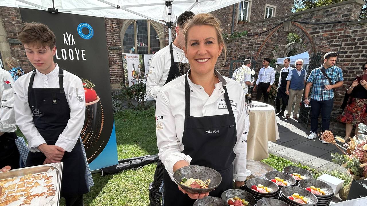 Julia Komp bei der Eröffnung der Fine Food Days.
