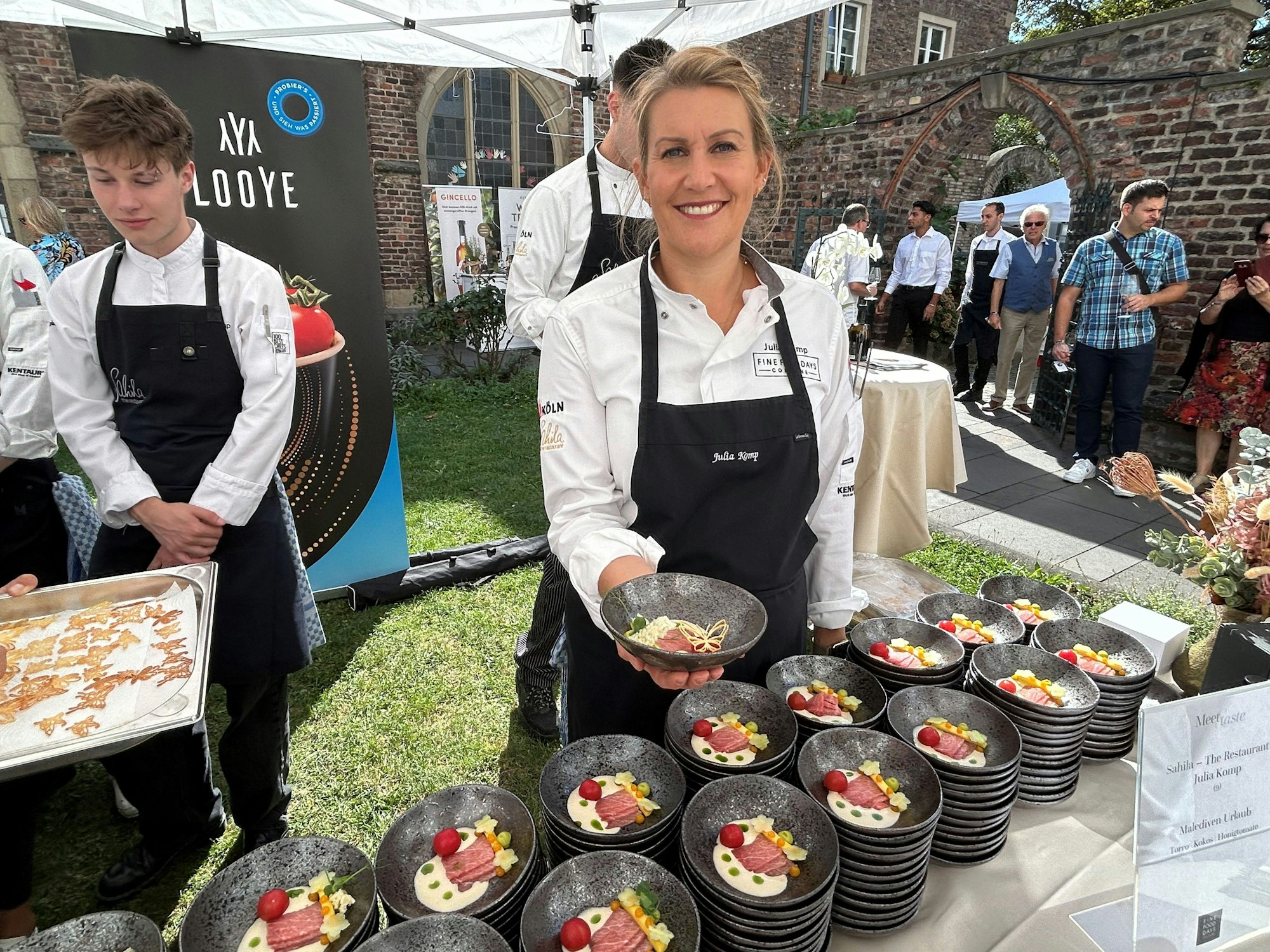 Julia Komp bei der Eröffnung der Fine Food Days.