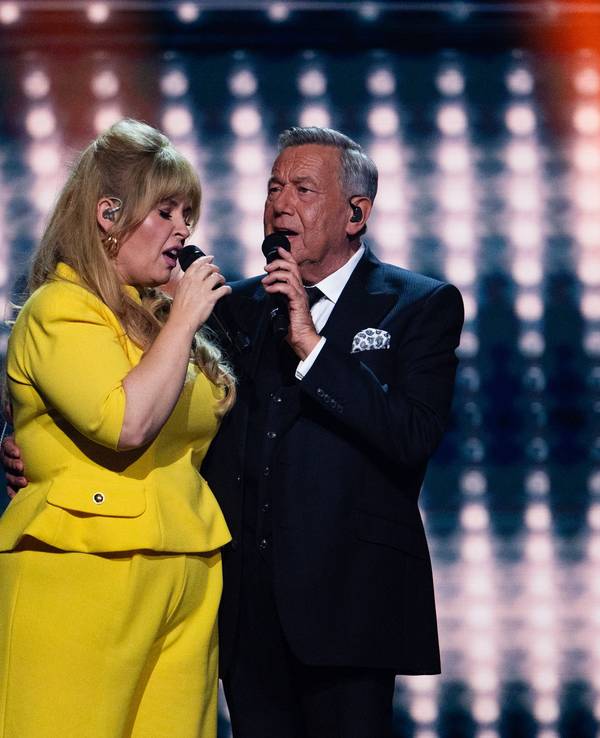 Maite Kelly, hier gemeinsam mit Roland Kaiser in der„ Giovanni Zarrella Show“ am 24. August 2024 in Dortmund.