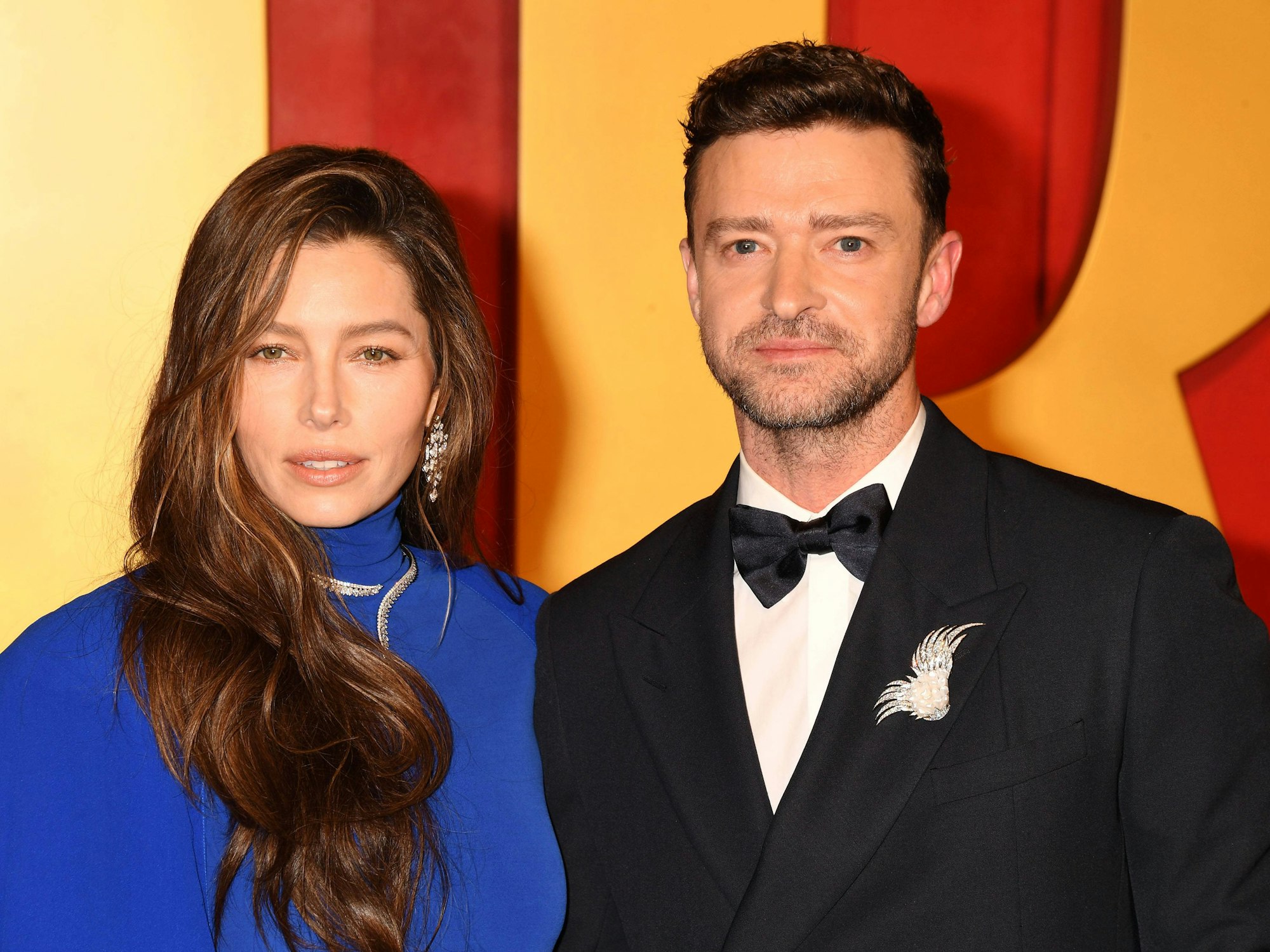 Jessica Biel und Justin Timberlake auf dem Roten Teppich.