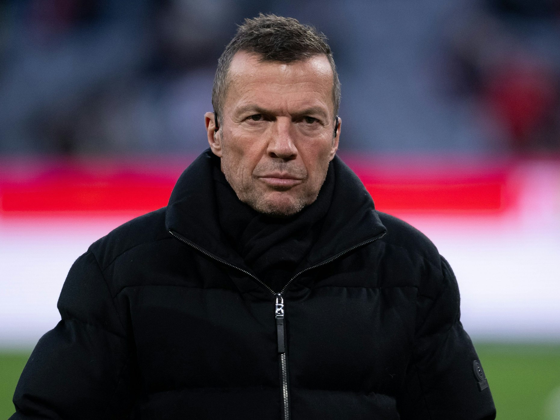 Der ehemalige Nationalspieler und aktuelle TV-Experte Lothar Matthäus vor dem Spiel.