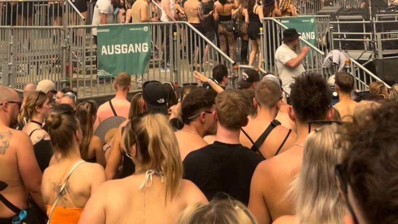 Das Nibirii Festival kurz vor dem Unwetter.