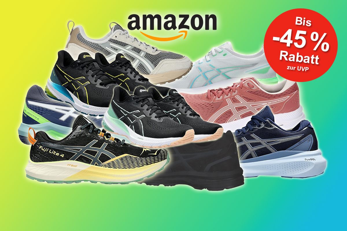 Mega ASICS Angebote bei Amazon Hol dir angesagte Sneaker und Laufschuhe mit bis zu 45 Rabatt Express