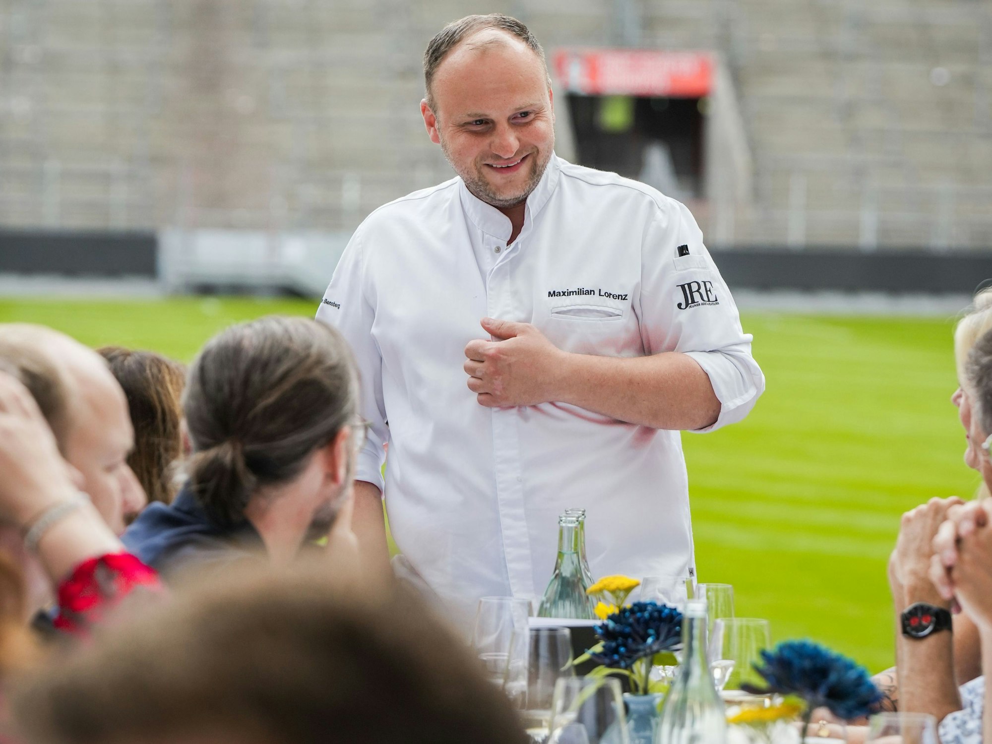 Maximilian Lorenz im Stadion.