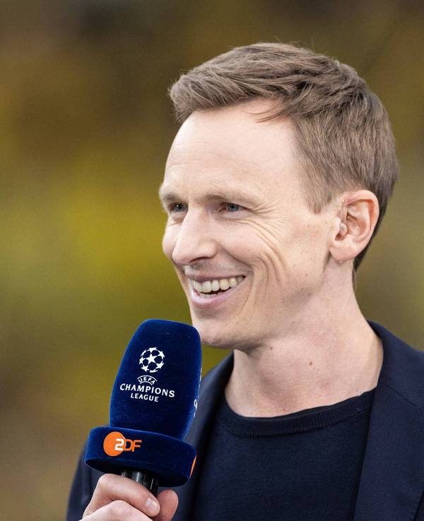 ZDF-Moderator Jochen Breyer bei einer TV-Übertragung.