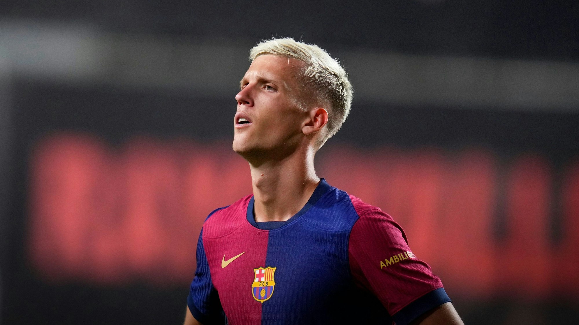 Dani Olmo am Dienstag (27. August 2024) bei seinem Liga-Debüt für den FC Barcelona.